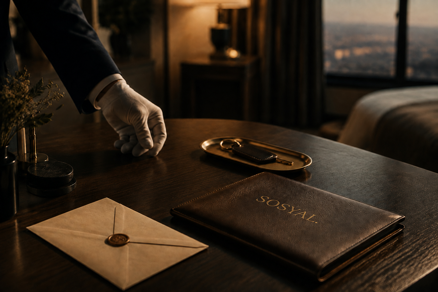 A discreet concierge arranging a private client’s folio